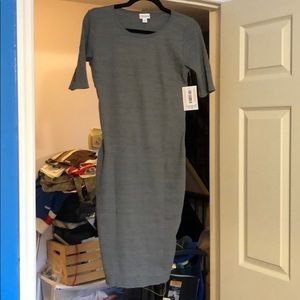 Brand new ribbed heather gray Julia